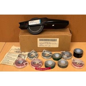 Dymo Office Mate II 1540 Hand Held Label Maker Embosser Tape Rolls Instructions